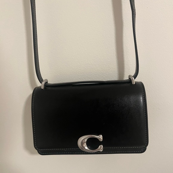 Coach Bandit Black Leather Crossbody Bag - Picture 1 of 3